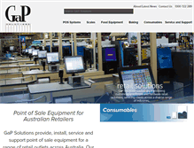 Tablet Screenshot of gapsolutions.com.au
